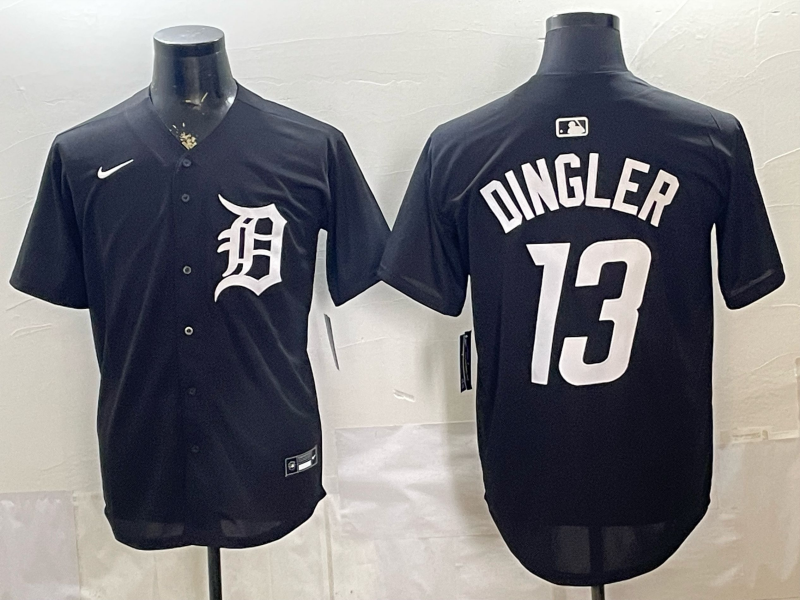 Men Detroit Tigers blank black Nike 2026 MLB Jersey->detroit tigers->MLB Jersey